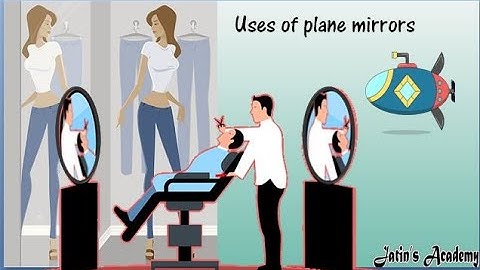 Uses of plane mirrors class 7th ICSE ch 4 reflection of light physics @jatinacademy