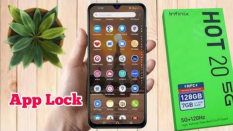 how to lock app in infinix hot 20 5g | infinix hot 20 5g me app lock kaise kare