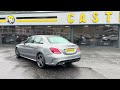 Mercedes C250 Diesel Premium Plus AMG Line 204 ps Grey / Black Sunroof for sale at Castle Motors