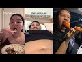 What i eat in a day as a fat person tiktok compilation