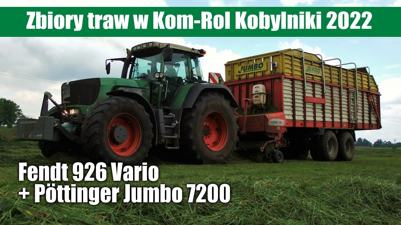 maxresdefault Zbiory traw w Kom Rol Kobylniki   Fendt 926 + Pöttinger Jumbo 7200   VIDEO