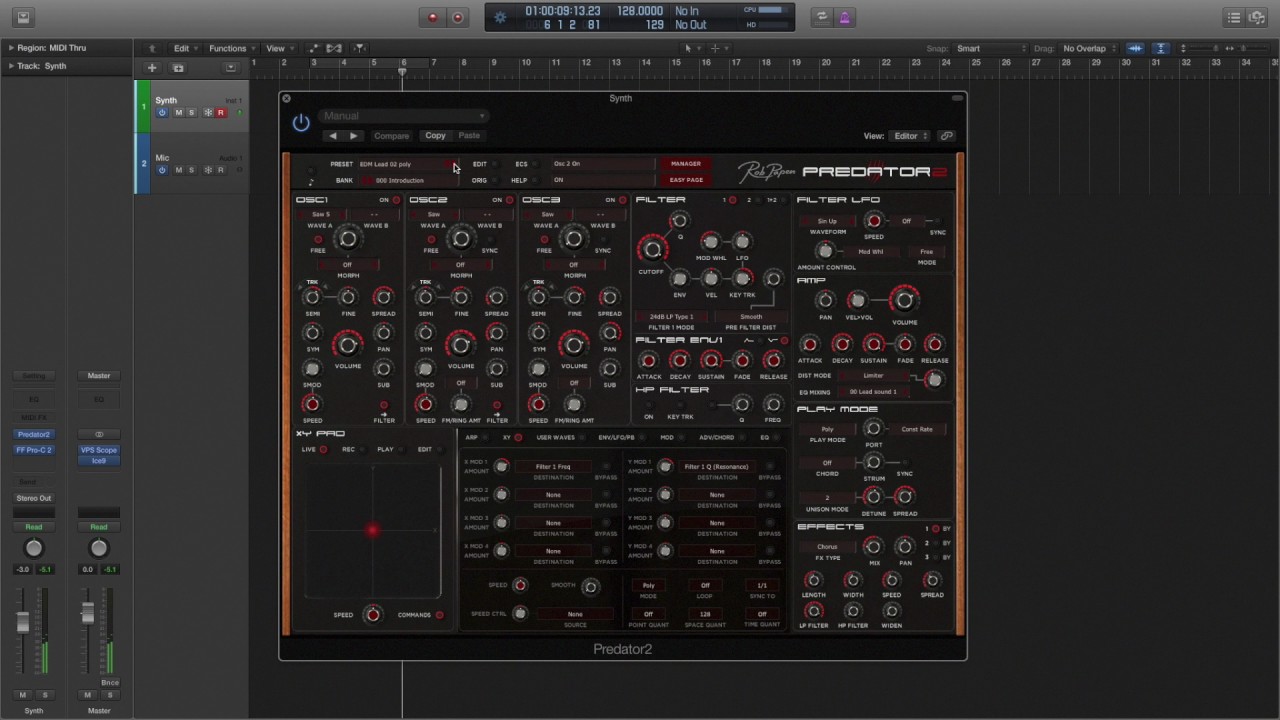 Project Preset: Rob Papen - Predator 2 - Introduction Bank (mono, no commentary)