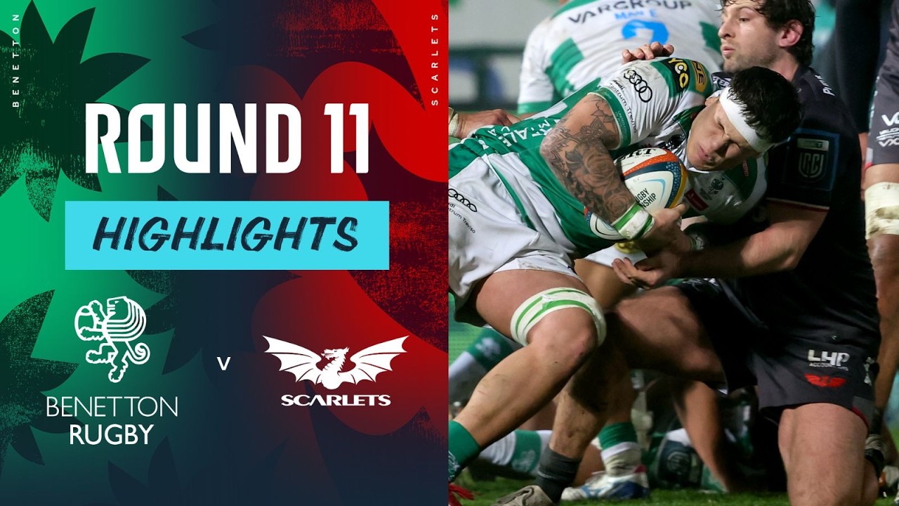 Benetton vs Scarlets | Highlights | Round 11 | URC 2025/26