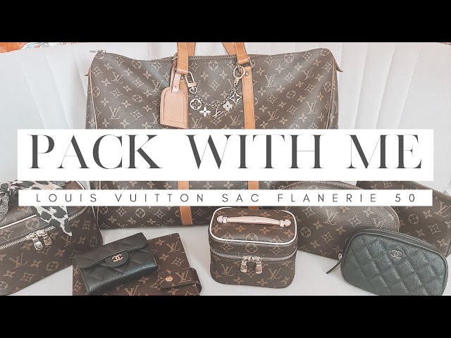 Pack With Me: Louis Vuitton Sac Flanerie 50