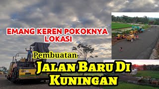 pebuatan jalan baru kuningan sudah sampai sini  (DESA CIKUBANGSARI sampai ANCARAN)