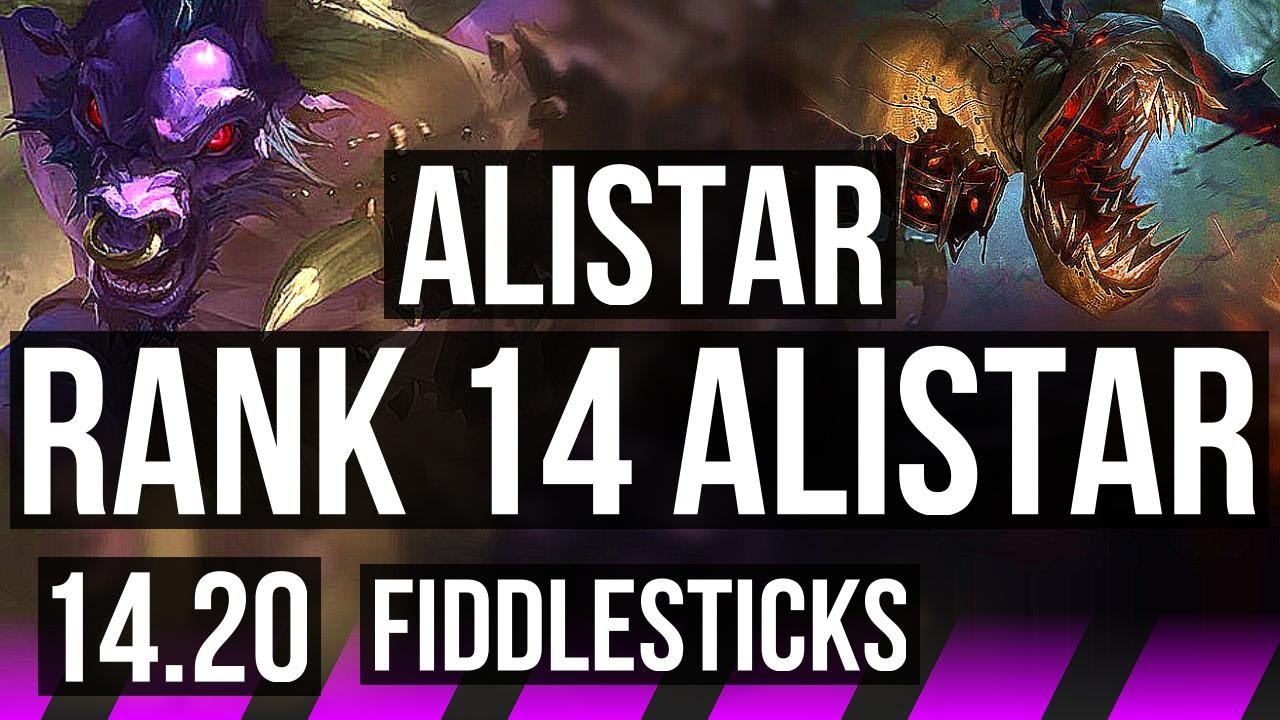 ALISTAR & Kai'Sa vs FIDDLESTICKS & Varus (SUP) | Rank 14 Alistar | KR Challenger | 14.20