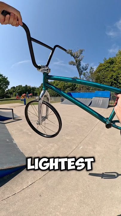 World’s lightest BMX Bike!   #bmx #mtb #bike #tailwhip #youtube #shorts #shortsfeed #viral #bmw #yt