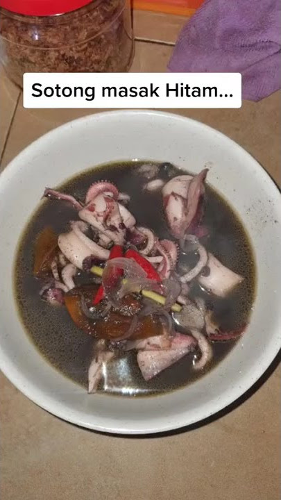 SOTONG MASAK HITAM !! (CUMI)