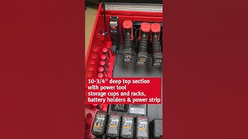 KRSC2460 36" Six Drawer Deluxe Flip Lid Shop Cart