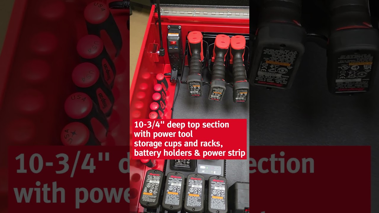 KRSC2460 36" Six Drawer Deluxe Flip Lid Shop Cart