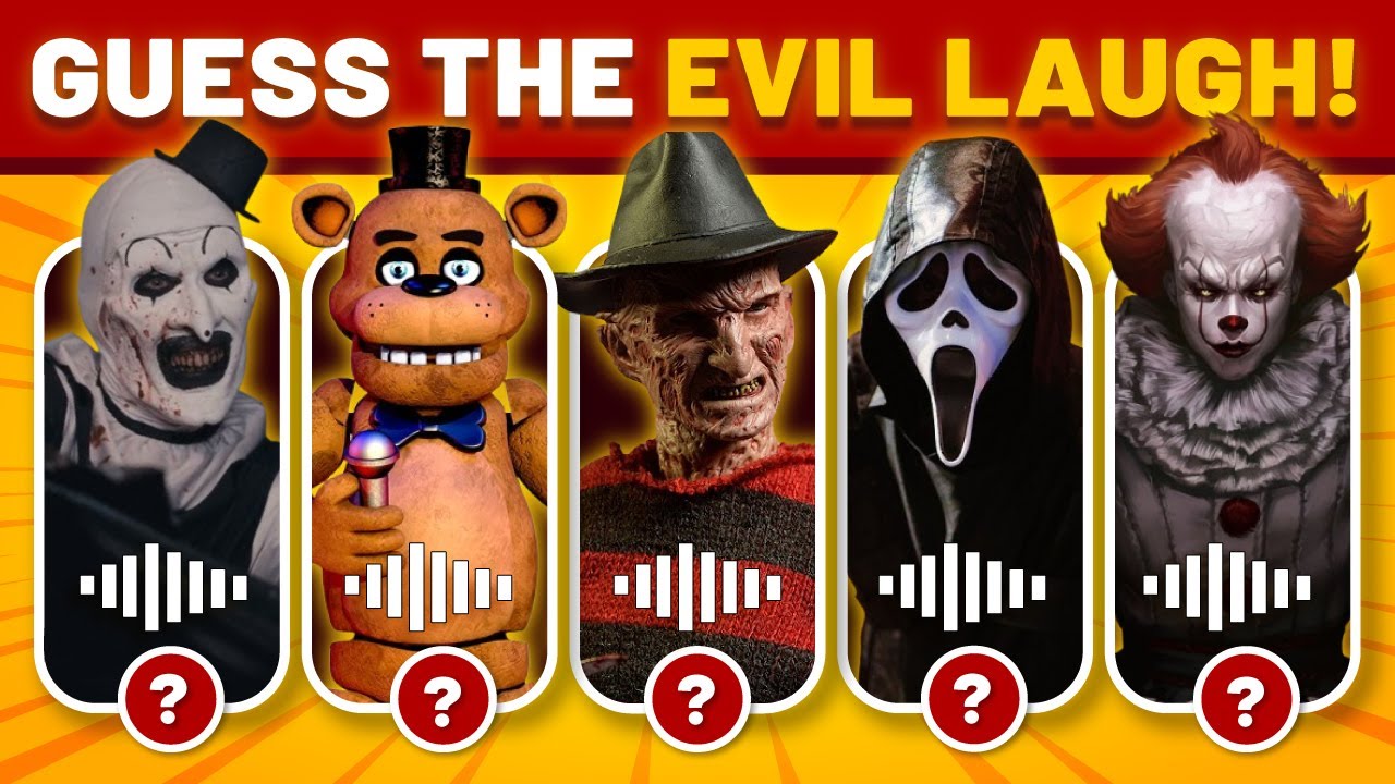 Guess the Horror Movie Character By their laugh - Movie quiz | Horror Movie Quiz
