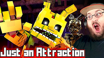 FNAF SPRINGTRAP SONG "JUST AN ATTRACTION" | FNAF Minecraft Music Video | #FNAF ANIMATION REACTION!!!