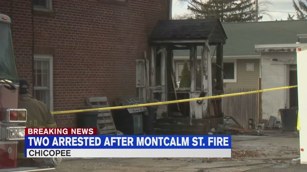 Two people arrested following Chicopee fire - YouTube