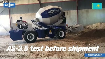 AS-3.5 Self loading Mixer Factory Test Before To Kazakhstan
