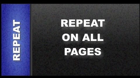 Web Designer Tutorials for Xara Web Designer MX Premium 8 Tutorials - Repeat on all pages Lesson 94