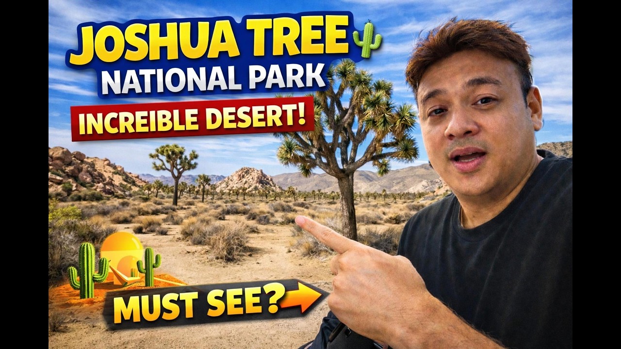 Национальный парк Джошуа-Три... Невероятная пустыня!