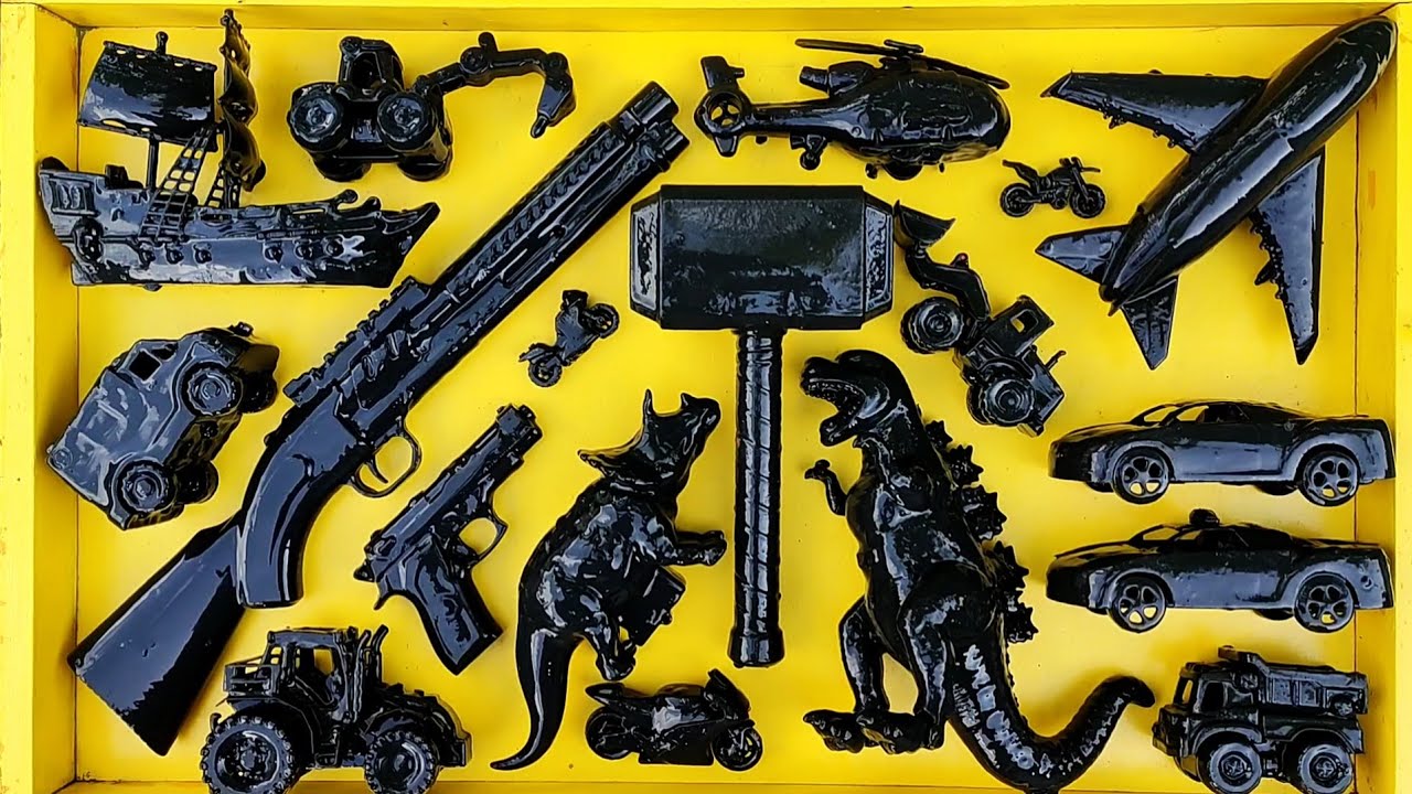 Membersihkan Mainan Mobil Balap, Excavator, Dum Truk,Kereta Api, Truk Monster, Truk Molen, Pesawat.