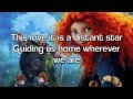 Brave - Into the Open Air LYRICS ON SCREEN