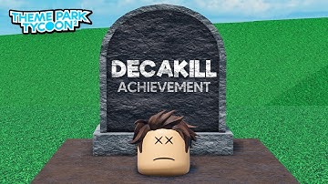 Hoe ontgrendel je TOMBSTONE in Theme Park Tycoon 2! 🪦 (Decakill-prestatie)