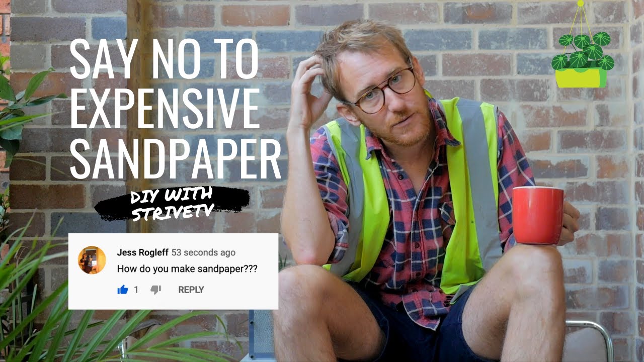 How to make sandpaper | Sh*t DIY - YouTube