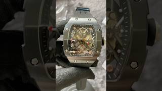 Haofa 1988 Smooth Ceramic Bezel Hollow Mechanical Movement Watch