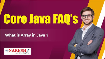 What is Array in Java | Core Java Interview Questions | Naresh IT