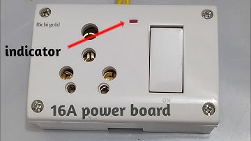 16A power board connection kaise karen /how to make a power board connection?