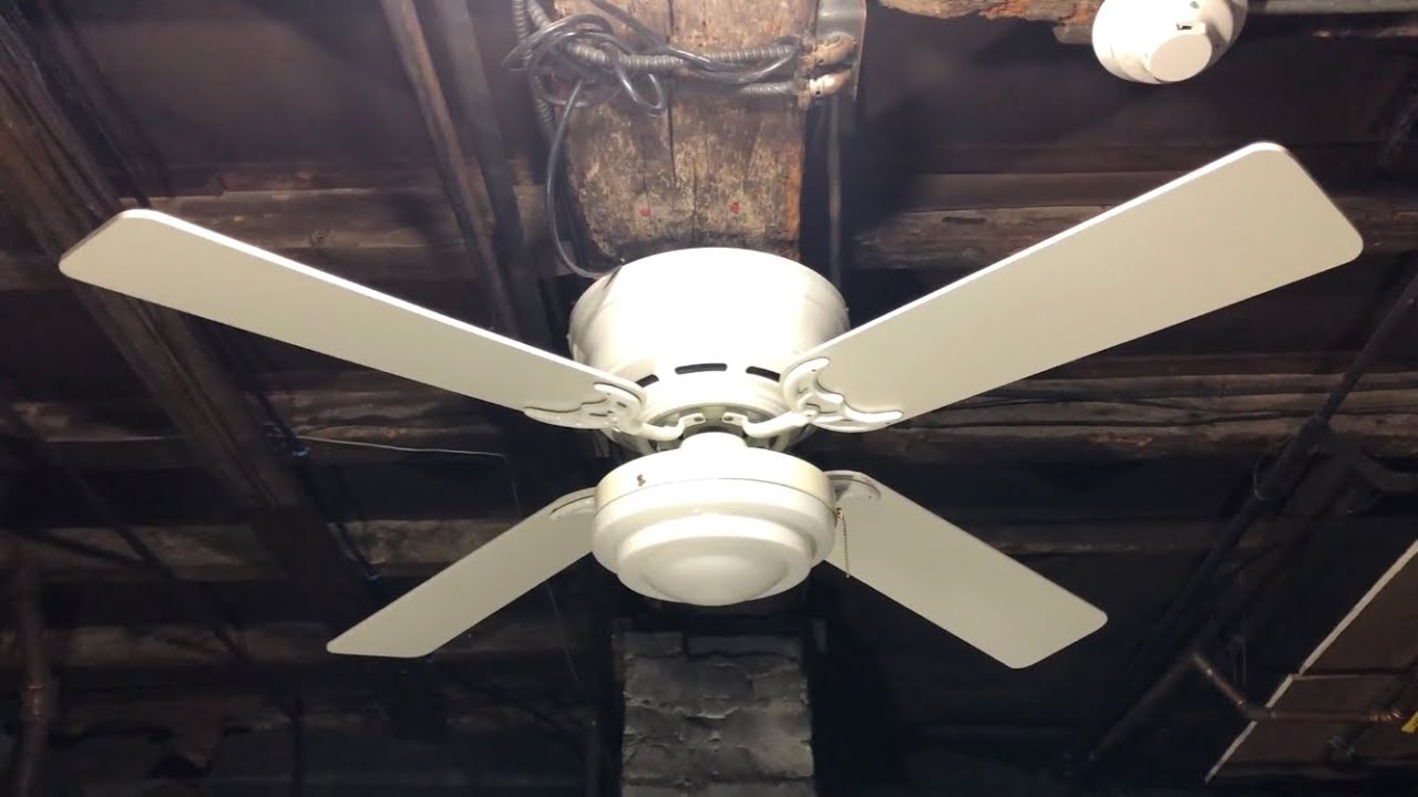 Hunter Low Profile Ii Ceiling Fan 52 White Blades Low Profile