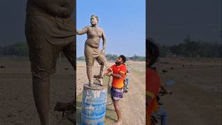 A Rope Was Tied To The Idols Feet৪