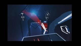 BEAT SABER CUSTOM SONG RECORDED WITH  LIV BETA SHOW MIXED REALITY FROM THE QUEST2 NO WEB CAM