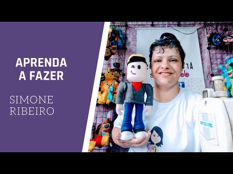 Boneca Roblox em Feltro - Valor Unitário