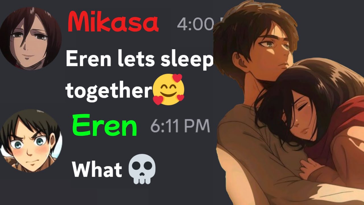 If Eren and Mikasa shares a room🤭🥵