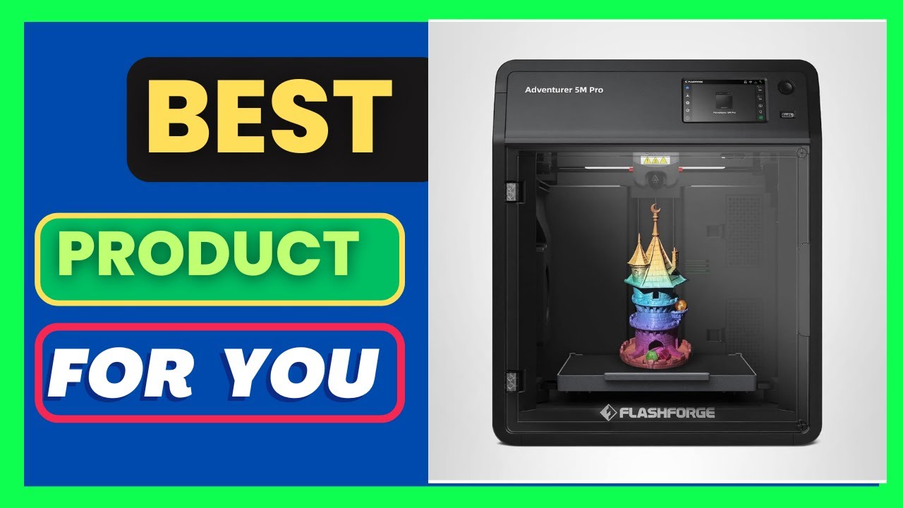 FLASHFORGE Adventurer 5M Pro 3D Printer with 1 Click Auto