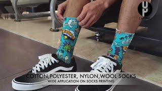 HIGH SPEED SPIRAL SOCKS PRINTER FOR CUSTOM SOCKS PRINTING