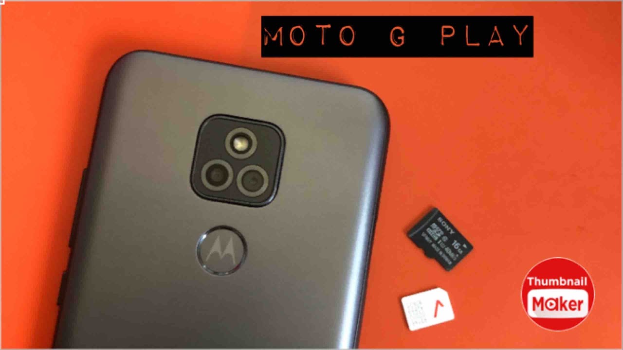 Motorola Moto G Play How to insert and remove Sim / Sd Card YouTube