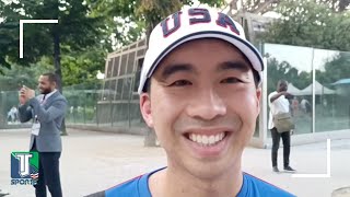 Interviewing American FANS in Paris who are there to CHEER on Team USA during the Olympic Games