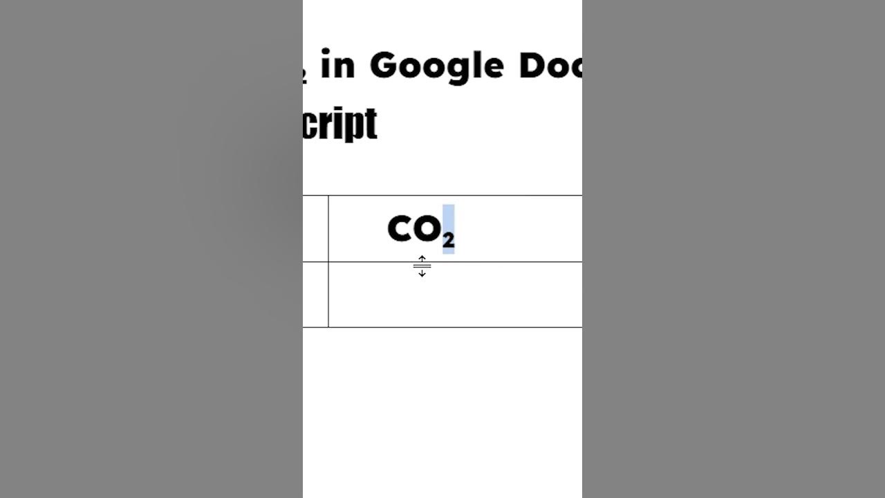 How to write carbon dioxide symbol co2 in google docs co2 youtube