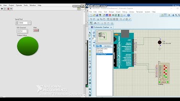 MENGHUBUNGKAN LABVIEW WITH PROTEUS DAN ARDUINO