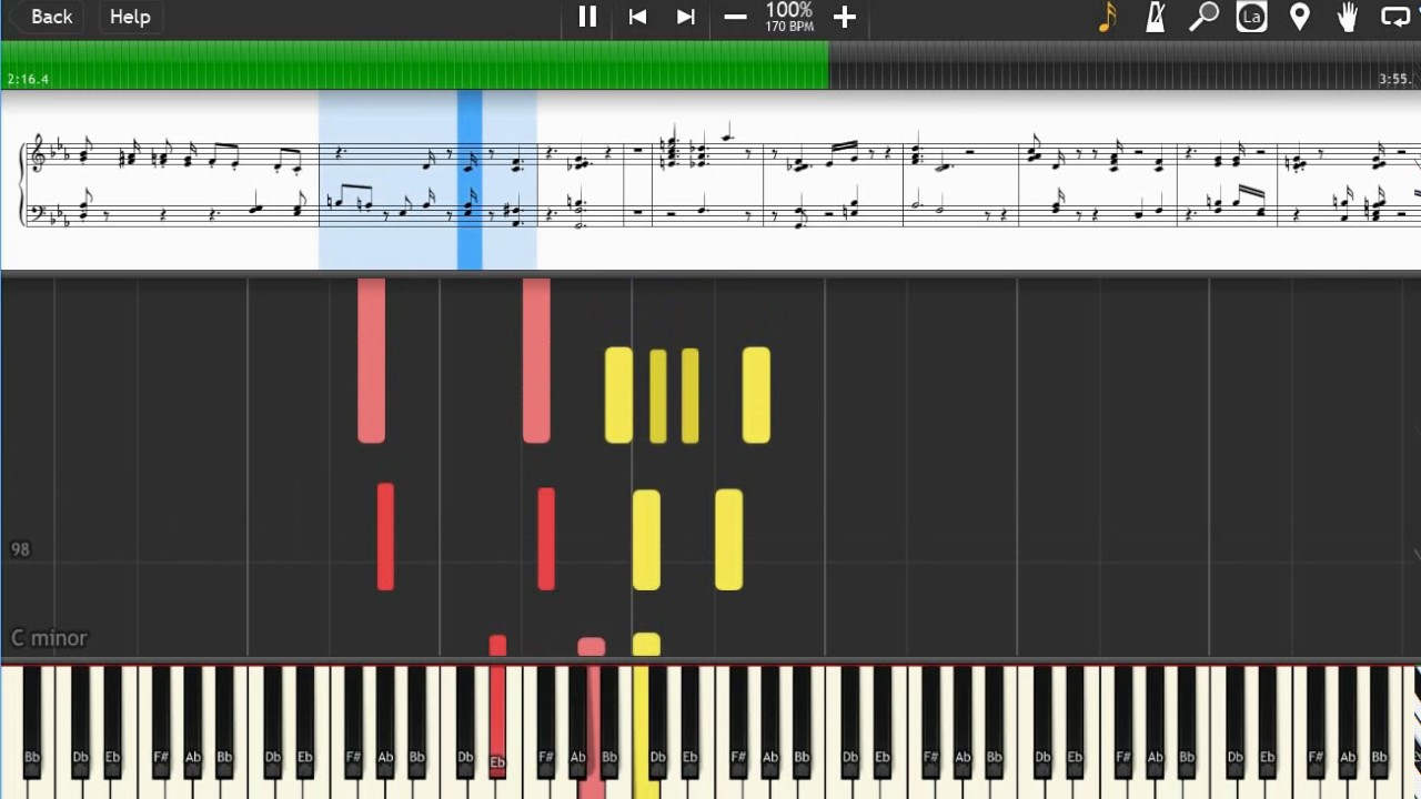 jazz roster You And The Night And The Music - Bill Evans [Synthesia]