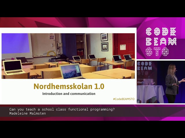 Can you teach a school class functional programming?