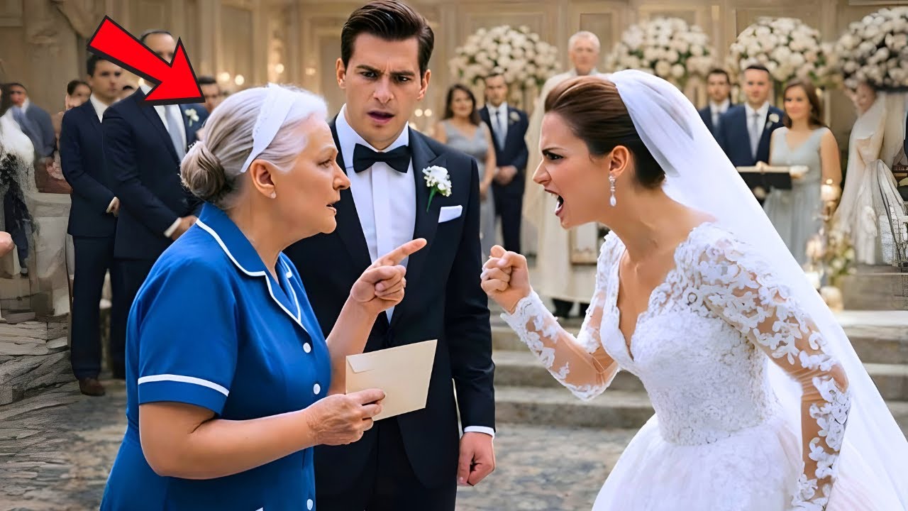 FAXINEIRA INTERROMPE CASAMENTO COM UM SEGREDO... E O MILIONÁRIO CANCELA TUDO IMEDIATAMENTE