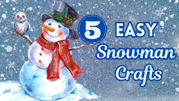 DIY Snowman Hat from a Can 