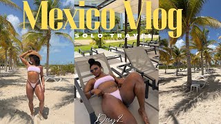 FIRST SOLO TRIP TO CANCUN MEXICO 🇲🇽 DAY 2 | working out , lots of drinks ,food , meeting new people