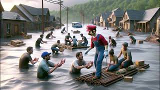 Mario rescues someone ? #mario #supermariobros #mariobros #donkey #luigi #bowser #princesspeach