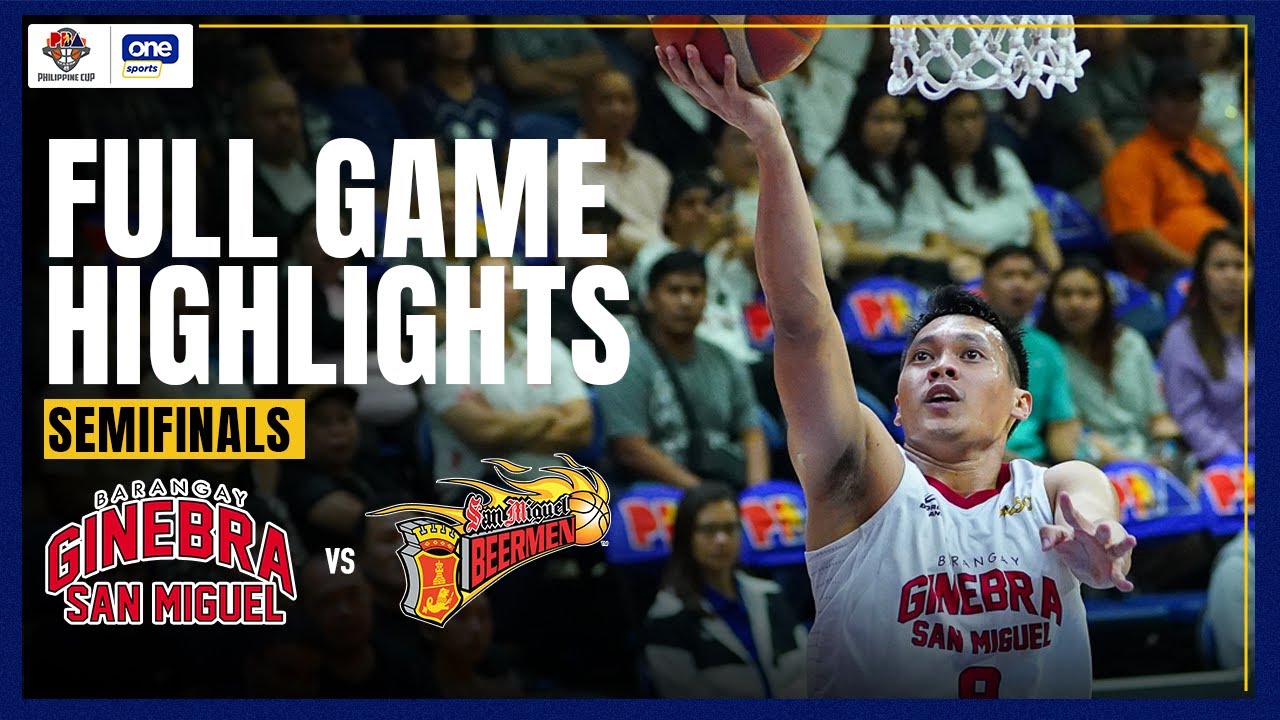 BRGY. GINEBRA vs SAN MIGUEL | FULL GAME HIGHLIGHTS | SEMIFINALS G3 | PBA SEASON 49 PHILIPPINE CUP