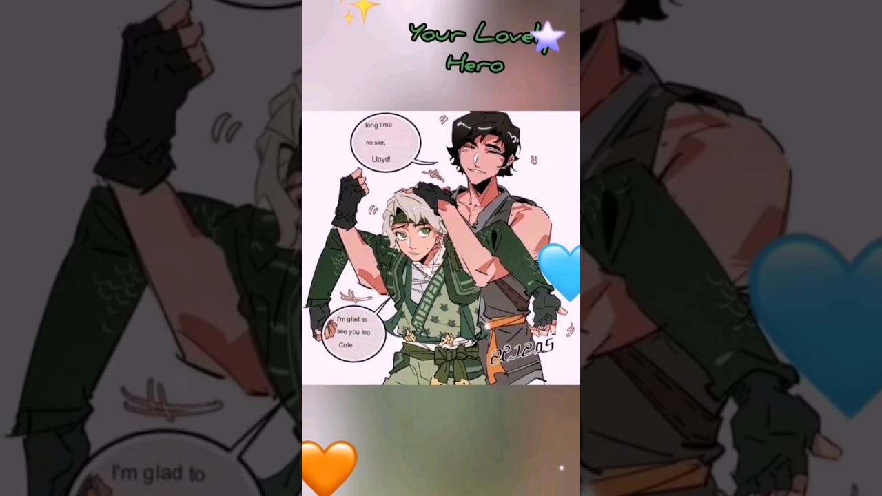 Lloyd x Cole! 💚🖤🐲💥