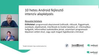 Bme-Vik Android Fejlesztő Képzés Tematika Ismertető