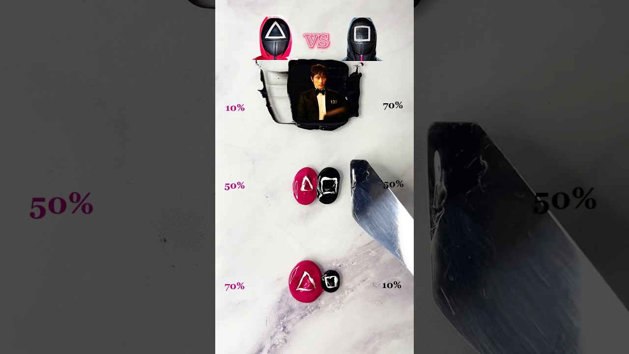 Squid Game 3 color mixing 