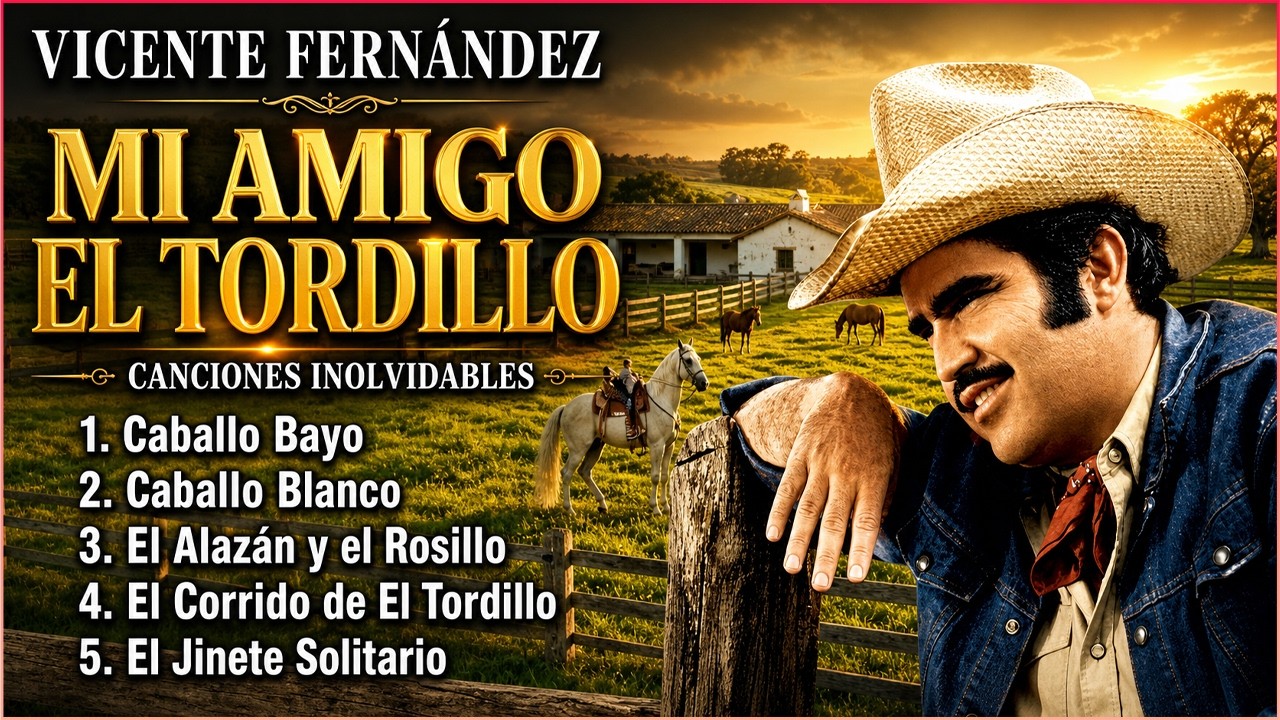 VICENTE FERNÁNDEZ Con Mariachi 🐎 Las Mejores Rancheras De Caballos 2026 - La Leyenda Del Rancho