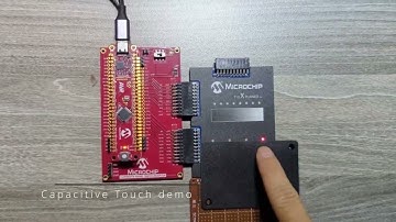 Demo: Microchip capacitive touch | Peripheral Touch Controller (PTC)